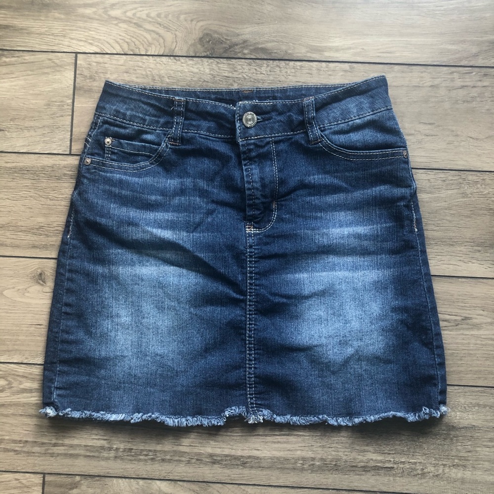 Wallflower Blue Denim Mini Skirt
